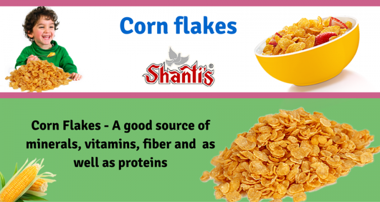 Corn Flakes Cereal Product A Perfect Choice For Breakfast